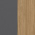Graphite Shelf / Light Wood Frame
