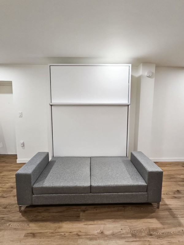 ROYAL Queen Wall Bed with Sectional Sofa 7