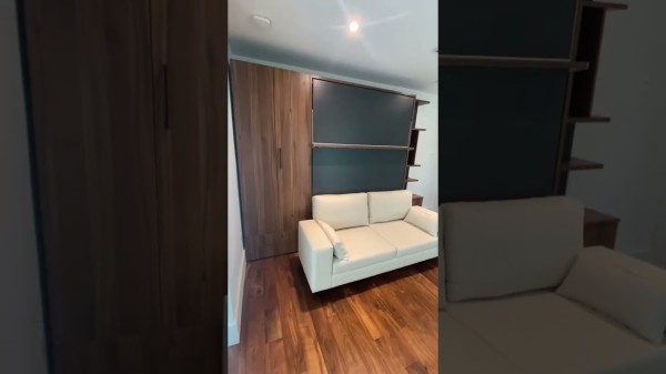 ROYAL Queen Wall Bed with Sofa, Bookcase and Wardrobe