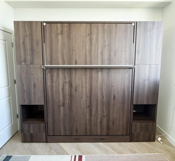 ROYAL Queen Wall Bed with Wardrobes 81