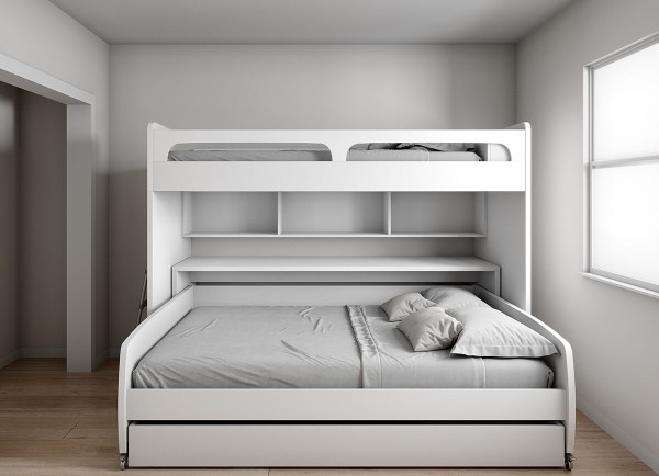Bel Mondo Twin Over Full Full XL Bunk Bed Set 1