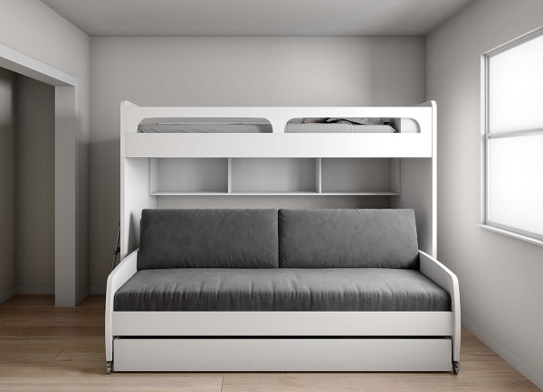 D - Bel Mondo Twin Over Twin/Twin XL Bunk Bed Set