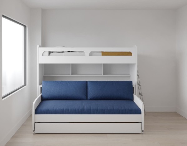 D - Bel Mondo Twin Over Twin/Twin XL Bunk Bed Set