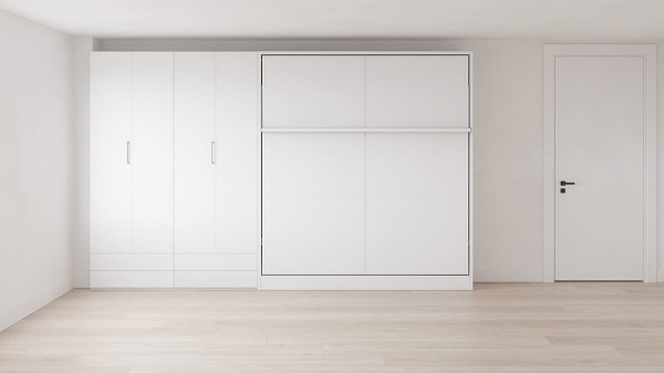 D - Royal King Murphy Bed with Wardrobe