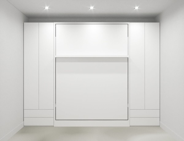 D - ROYAL Queen Wall Bed with Wardrobe