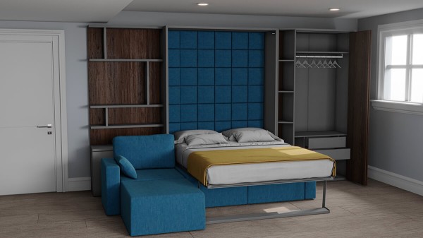 Royal Queen Wall Bed 197