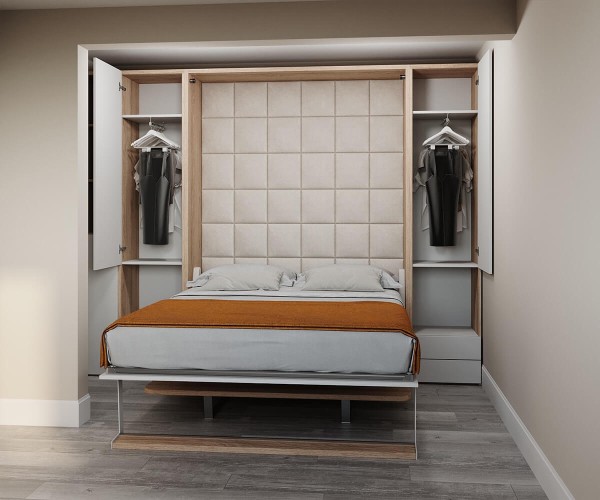 Royal Queen Wall Bed 203