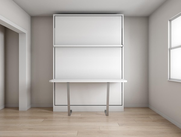 D - Royal Queen Wall Bed With Desk