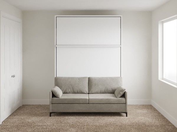 D - ROYAL Queen Wall Bed with Sectional Sofa