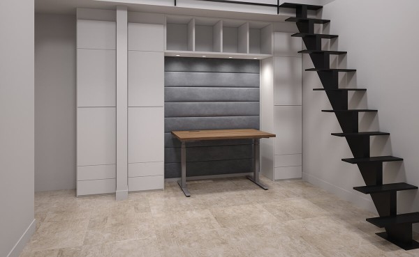 D - Wardrobes and Bookcase Set