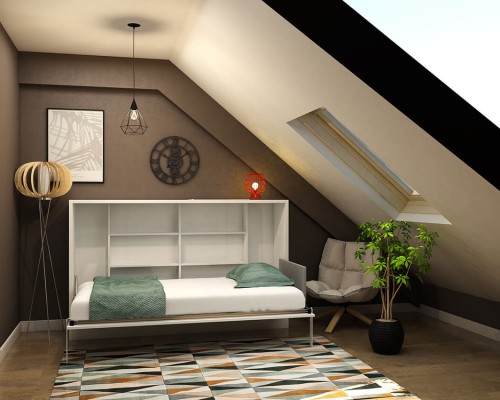 Spazio - Twin Size Wall Bed