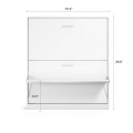 Pensiero Twin Wall Bunk Bed with Desk
