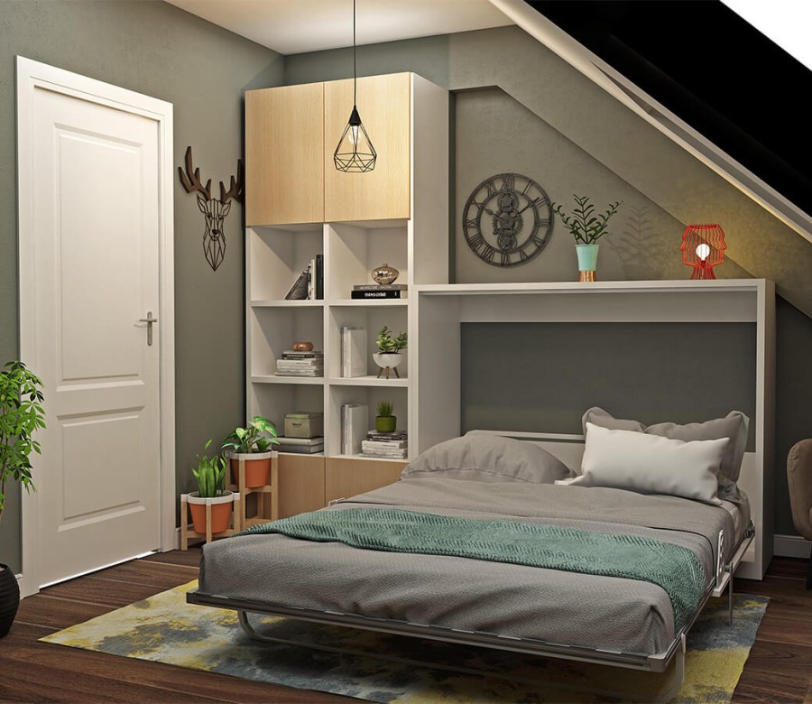 Double Fold Queen Murphy Wall Bed Double Fold Queen Murphy Wall Bed