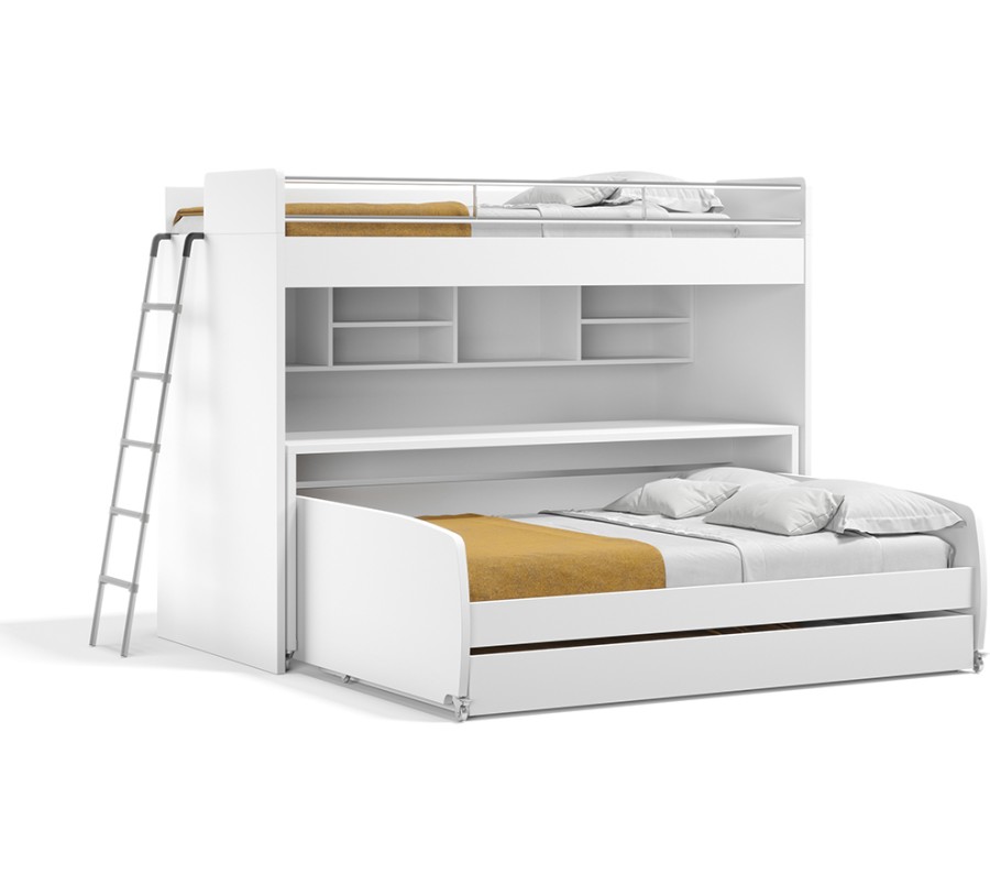 NEW Bel Mondo Twin Over Full/Full XL Bunk Bed Set NEW Bel Mondo Twin Over Full/Full XL Bunk Bed Set