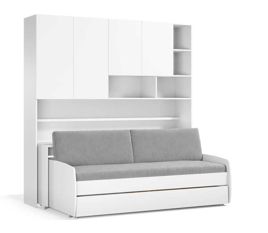 Eco Compact Full/Full XL Sofa Bed and Cabinet System Eco Compact Full/Full XL Sofa Bed and Cabinet System