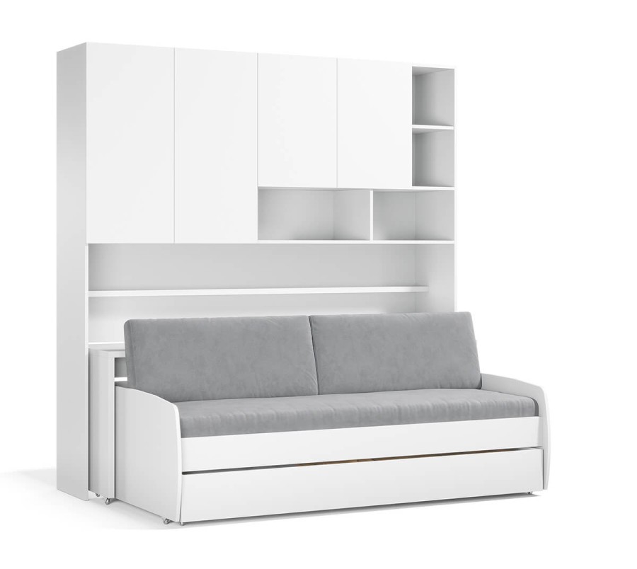 Eco Compact Full/Full XL Sofa Bed and Cabinet System Eco Compact Full/Full XL Sofa Bed and Cabinet System