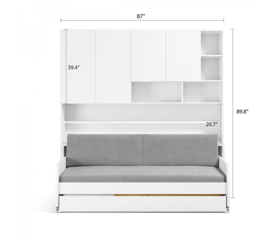 Eco Compact Full/Full XL Sofa Bed and Cabinet System Eco Compact Full/Full XL Sofa Bed and Cabinet System