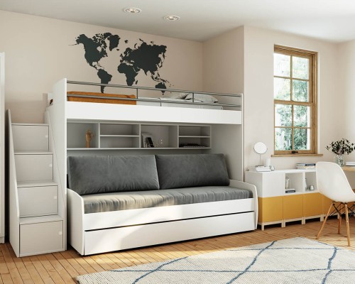 Eco Bel Mondo Twin Over Twin XL Bunk Bed Set