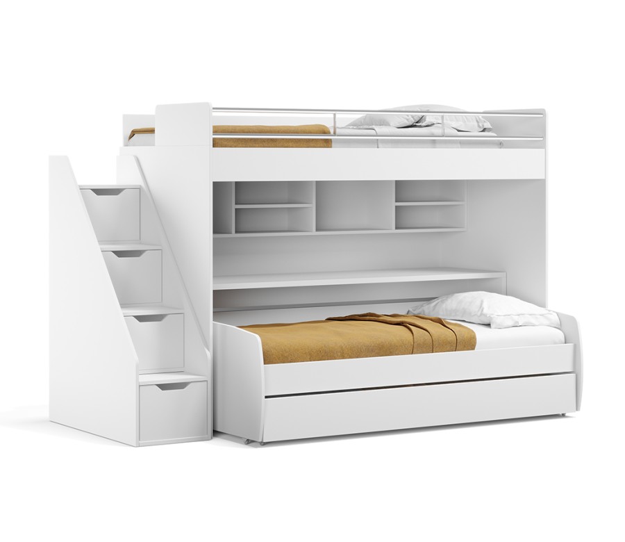 Eco Bel Mondo Twin Over Twin XL Bunk Bed Set Eco Bel Mondo Twin Over Twin XL Bunk Bed Set