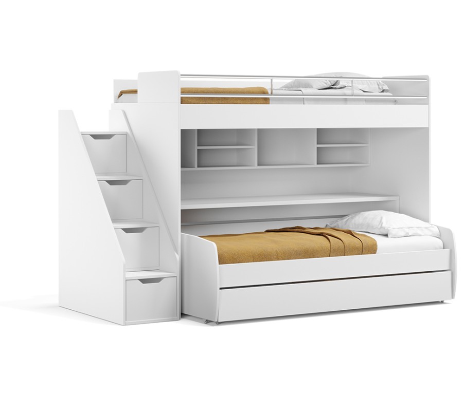 Eco Bel Mondo Twin Over Twin XL Bunk Bed Set Eco Bel Mondo Twin Over Twin XL Bunk Bed Set