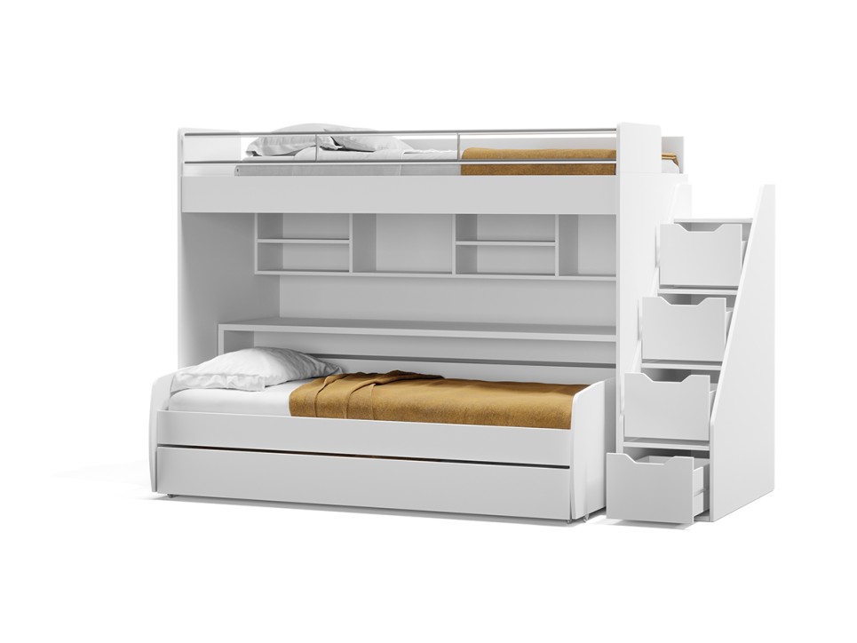 Eco Bel Mondo Twin Over Twin XL Bunk Bed Set Eco Bel Mondo Twin Over Twin XL Bunk Bed Set
