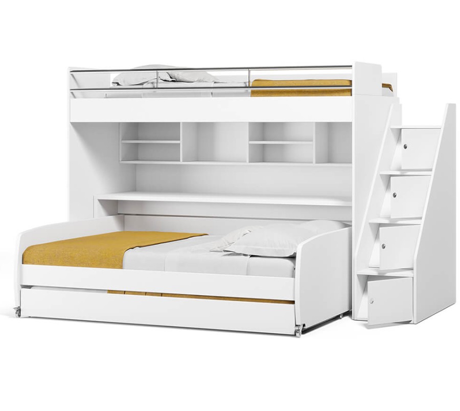 Eco Bel Mondo Twin Over Full/Full XL Bunk Bed Set Eco Bel Mondo Twin Over Full/Full XL Bunk Bed Set