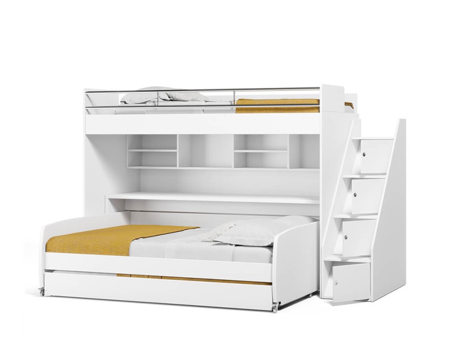 Eco Bel Mondo Twin Over Full/Full XL Bunk Bed Set Eco Bel Mondo Twin Over Full/Full XL Bunk Bed Set