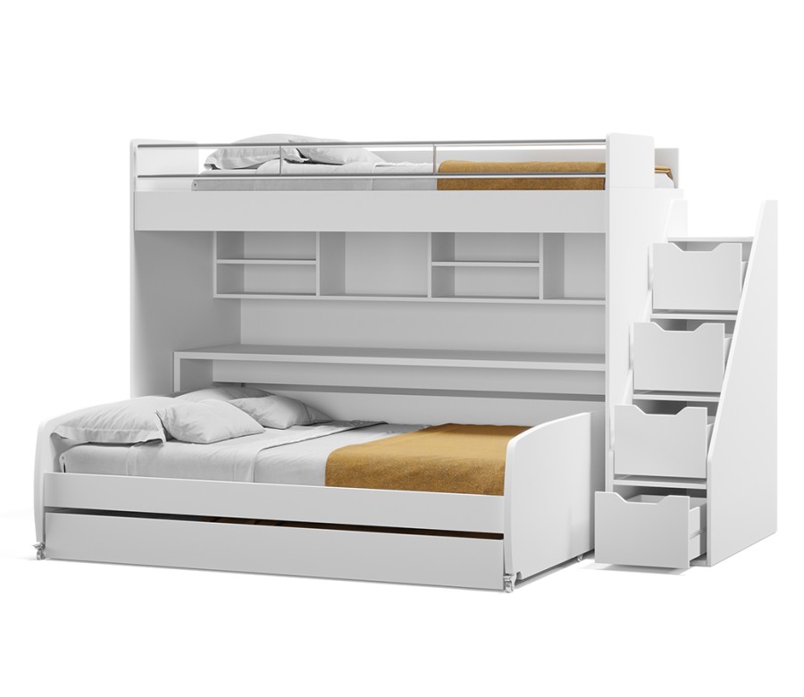 Eco Bel Mondo Twin Over Full/Full XL Bunk Bed Set Eco Bel Mondo Twin Over Full/Full XL Bunk Bed Set