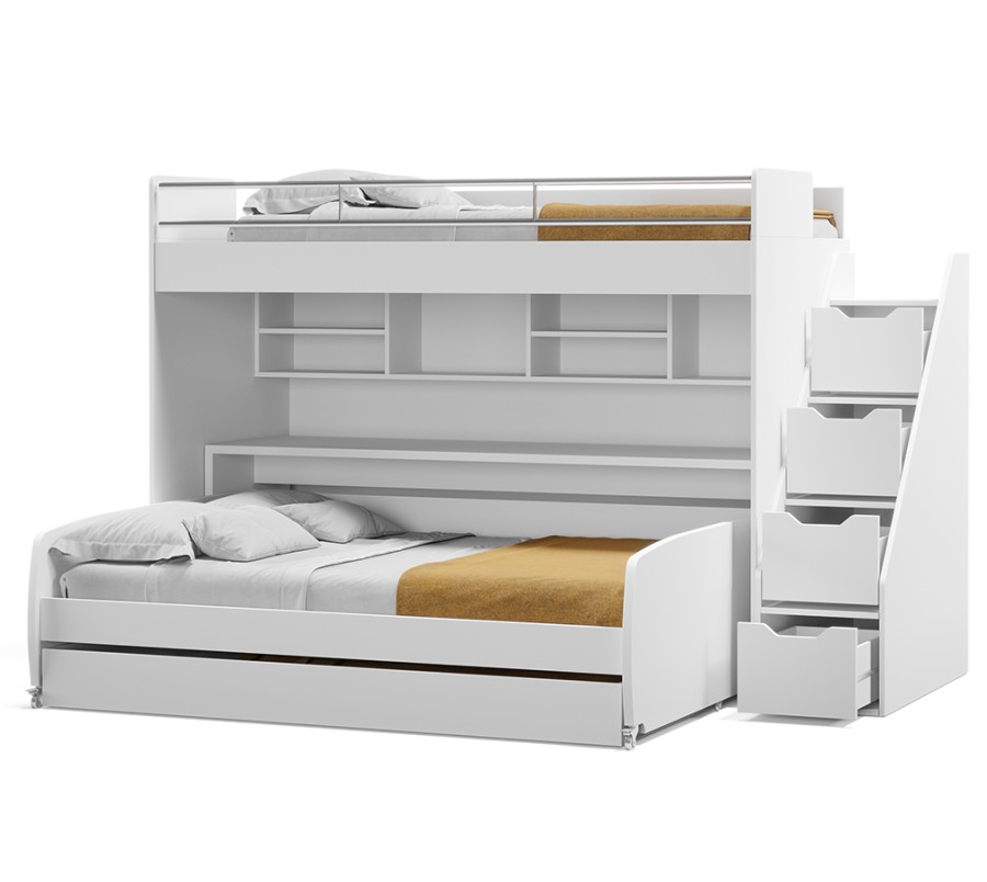 Eco Bel Mondo Twin Over Full/Full XL Bunk Bed Set Eco Bel Mondo Twin Over Full/Full XL Bunk Bed Set