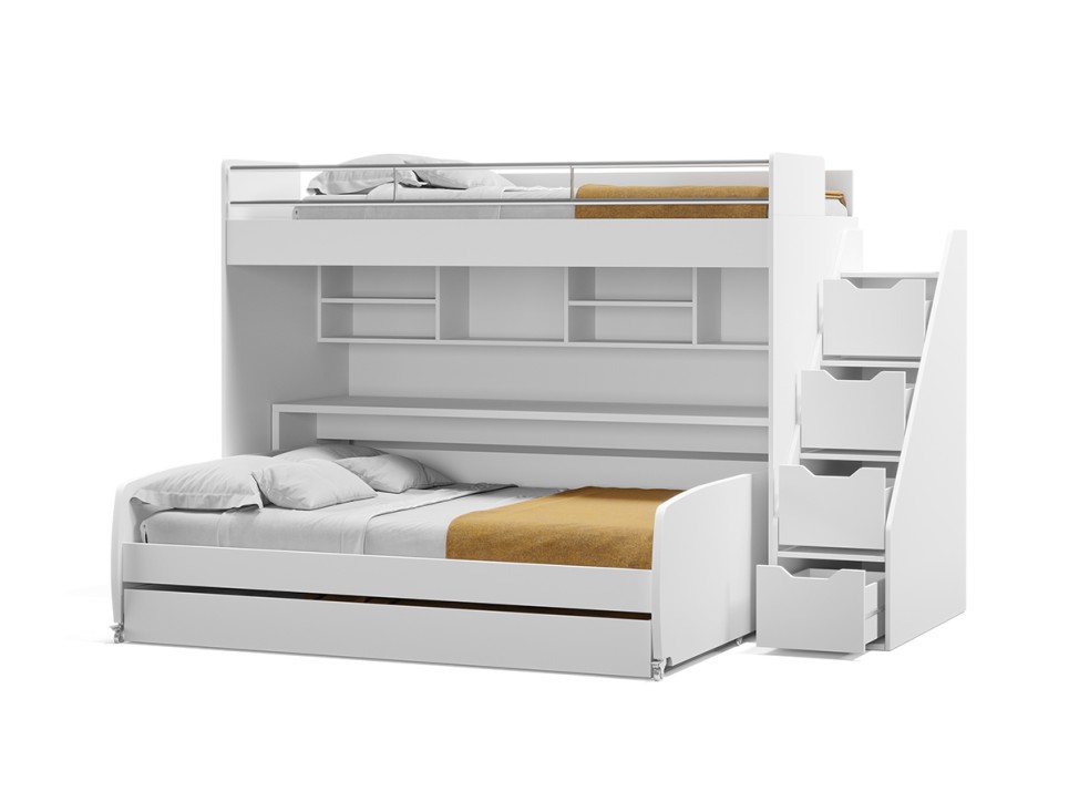 Eco Bel Mondo Twin Over Full/Full XL Bunk Bed Set Eco Bel Mondo Twin Over Full/Full XL Bunk Bed Set