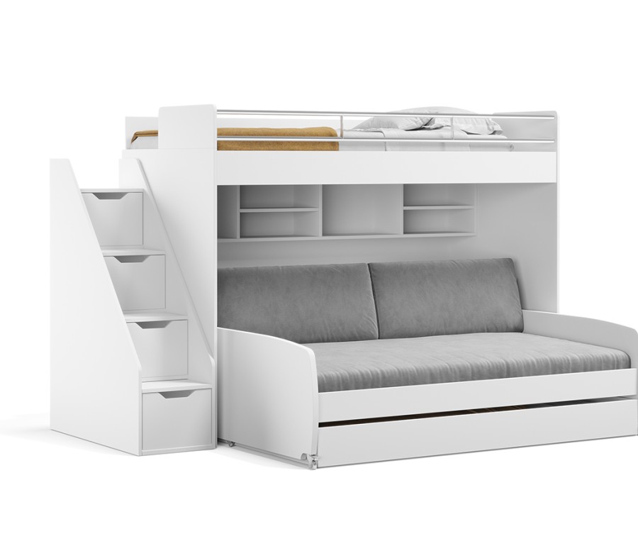 Eco Bel Mondo Twin Over Full/Full XL Bunk Bed Set Eco Bel Mondo Twin Over Full/Full XL Bunk Bed Set