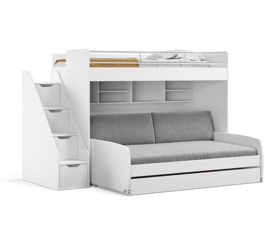 Eco Bel Mondo Twin Over Full/Full XL Bunk Bed Set Eco Bel Mondo Twin Over Full/Full XL Bunk Bed Set