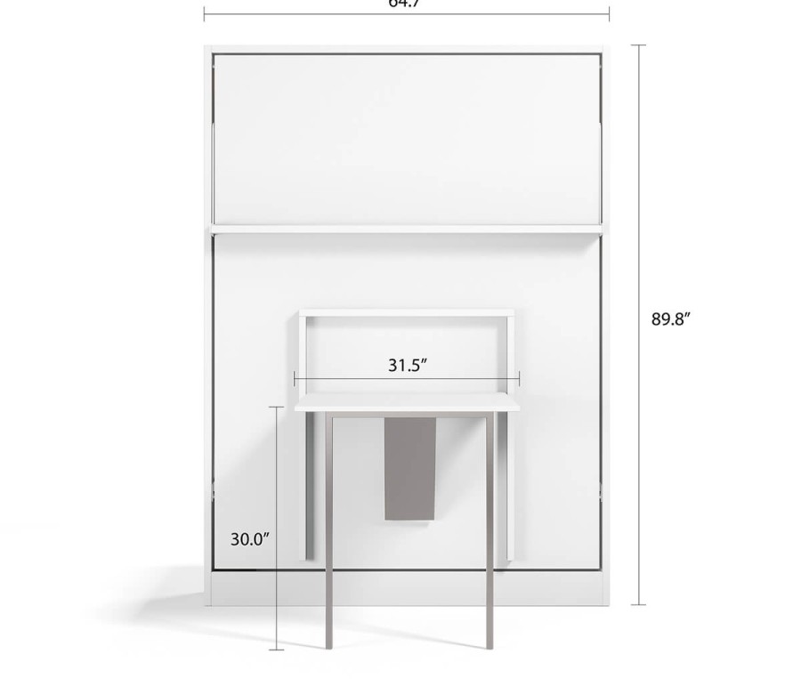 Royal Queen Wall Bed with Folding Table Royal Queen Wall Bed with Folding Table