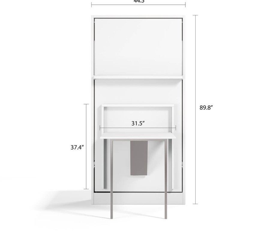 Royal Twin / Twin XL Wall Bed with Folding Table Royal Twin / Twin XL Wall Bed with Folding Table