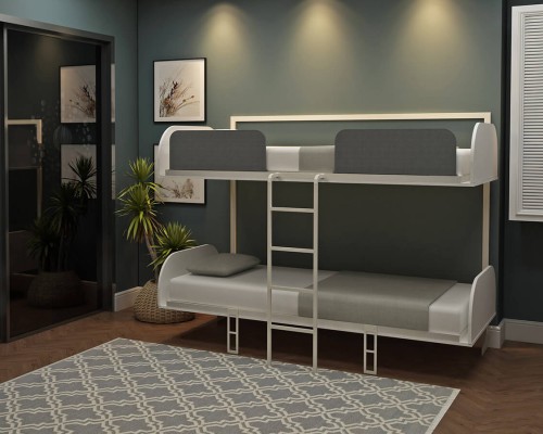 Simple Bunk Twin/Twin XL Murphy Wall Bed