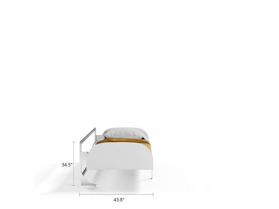 Simple Twin/Twin XL Murphy Wall Bed Simple Twin/Twin XL Murphy Wall Bed