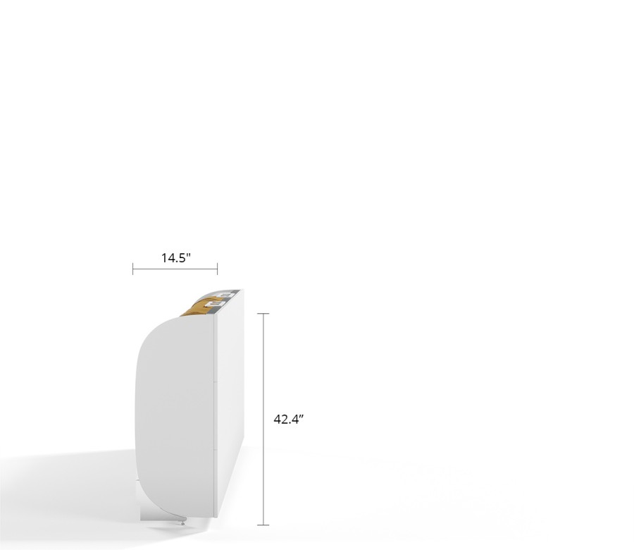 Simple Twin/Twin XL Murphy Wall Bed Simple Twin/Twin XL Murphy Wall Bed