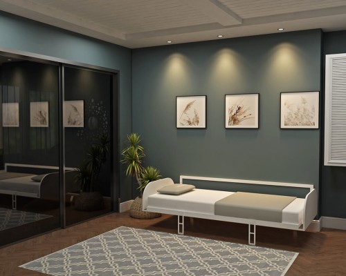 Simple Twin/Twin XL Murphy Wall Bed