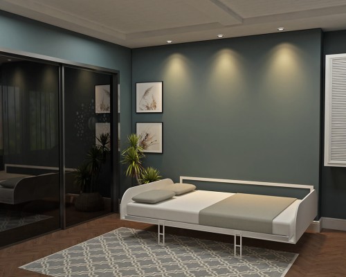 Simple Full/Full XL Murphy Wall Bed