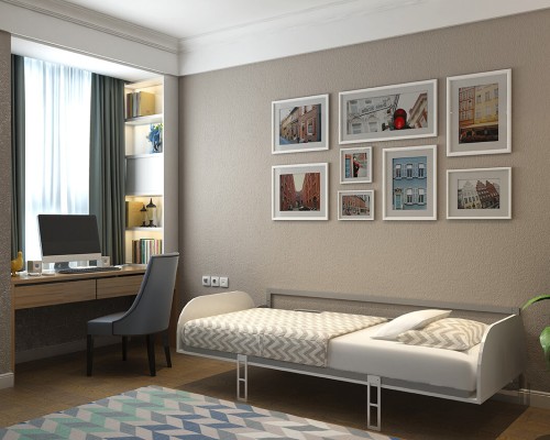 Simple Twin/Twin XL Murphy Wall Bed