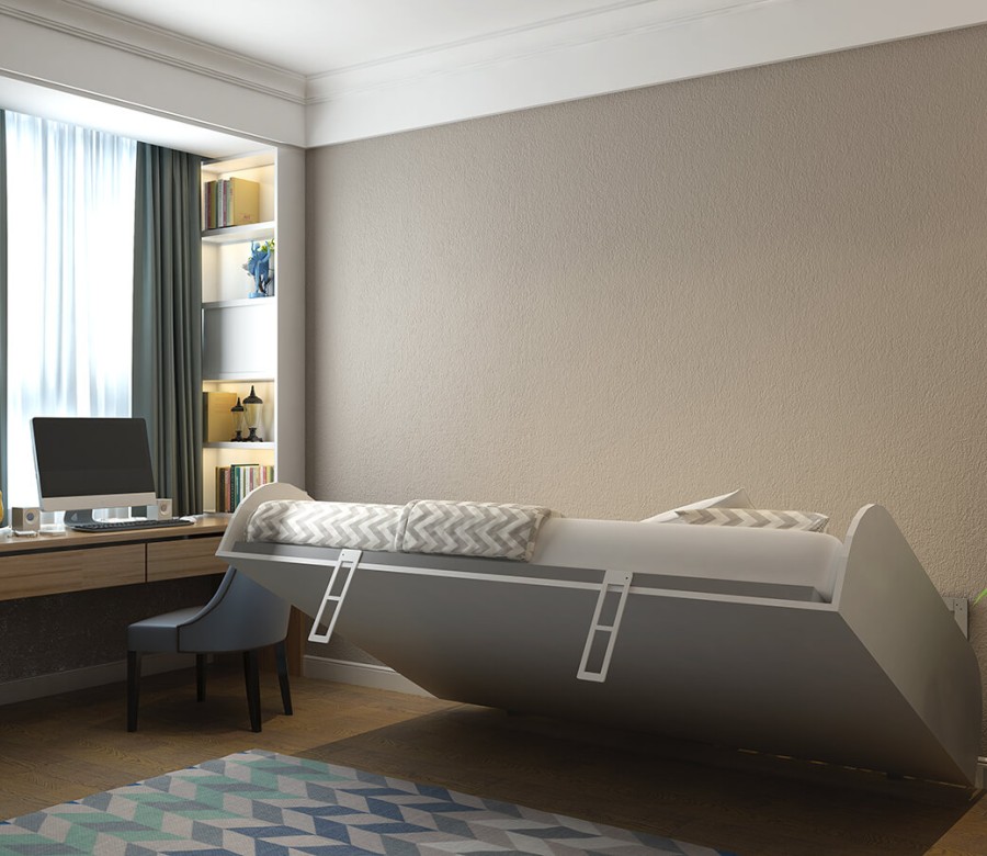 Simple Full/Full XL Murphy Wall Bed Simple Full/Full XL Murphy Wall Bed