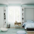 Royal Twin / Twin XL Wall Bed with Folding Table