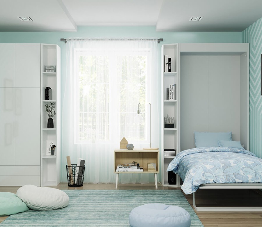 Royal Twin / Twin XL Wall Bed with Folding Table Royal Twin / Twin XL Wall Bed with Folding Table