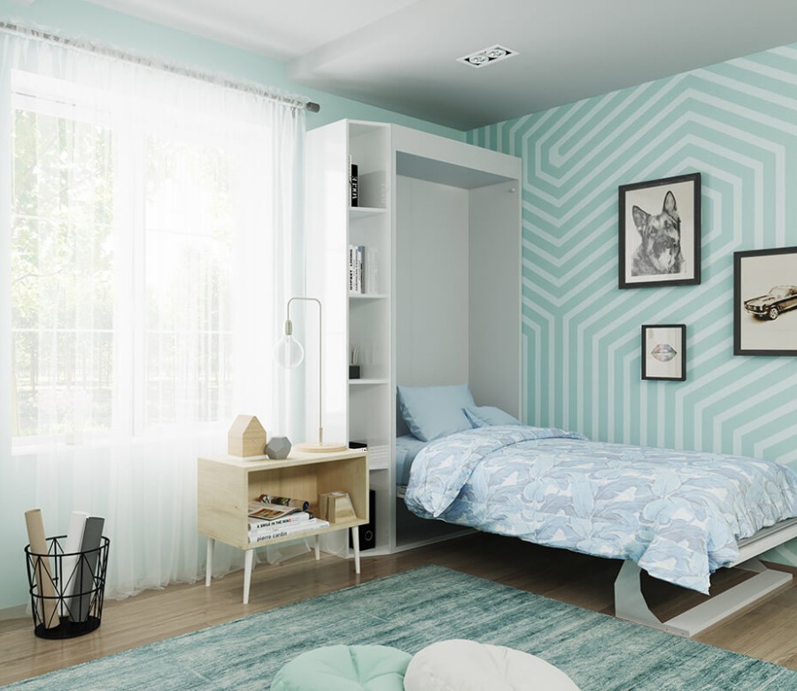 Royal Twin / Twin XL Wall Bed with Folding Table Royal Twin / Twin XL Wall Bed with Folding Table
