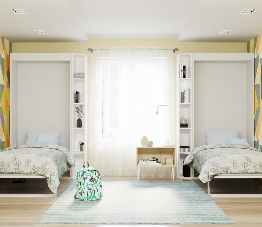 Royal Twin / Twin XL Wall Bed with Folding Table Royal Twin / Twin XL Wall Bed with Folding Table