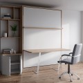 Royal Queen Wall Bed With Desk