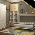 Double Fold Queen Murphy Wall Bed