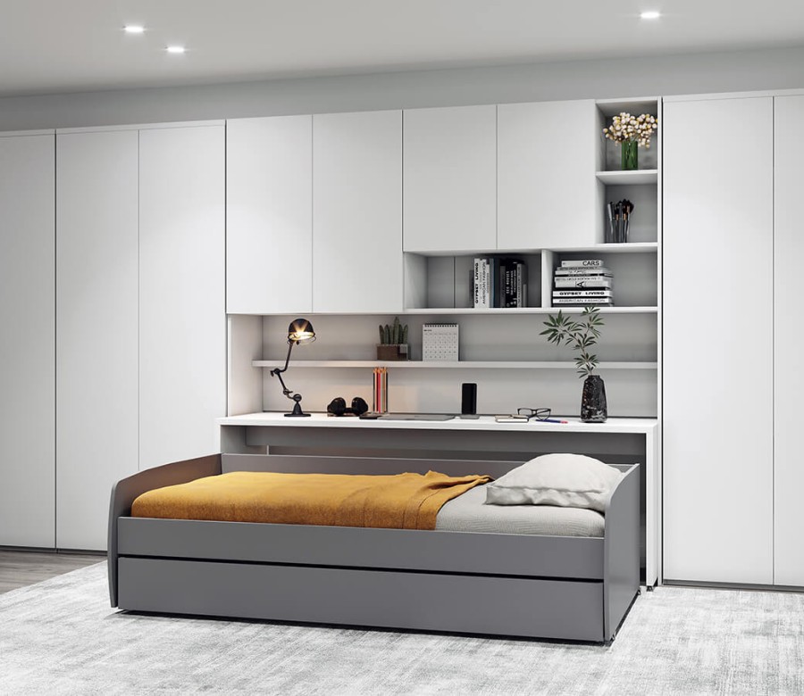Eco Compact Full/Full XL Sofa Bed and Cabinet System Eco Compact Full/Full XL Sofa Bed and Cabinet System