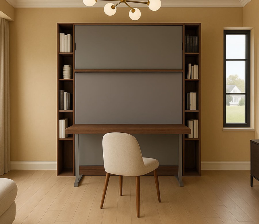 Royal Queen Wall Bed With Desk Royal Queen Wall Bed With Desk