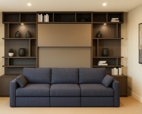 Ft. Lauderdale-styled bedroom with the Royal Queen Murphy bed.